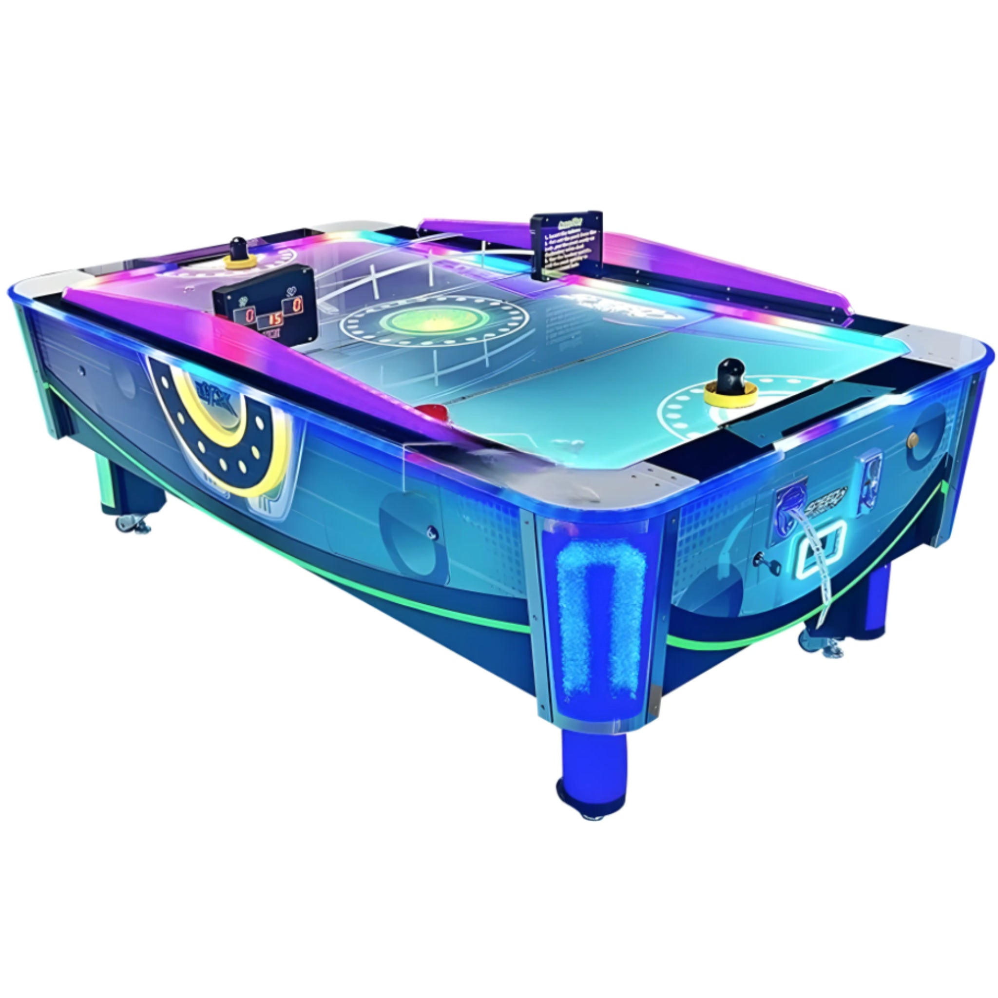 FunGlow Compact Air Hockey Table